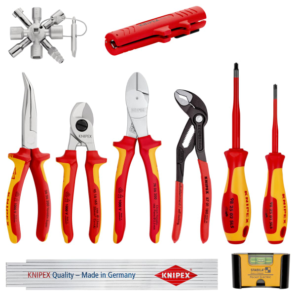 KNIPEX - Erweiterungsset Elektro 1, Set 10-tlg.