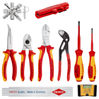 KNIPEX - Erweiterungsset Elektro 1, Set 10-tlg.