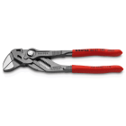 KNIPEX - Zangenschlüssel, grau mit Kunststoff, 180 mm, SW bis 40mm
