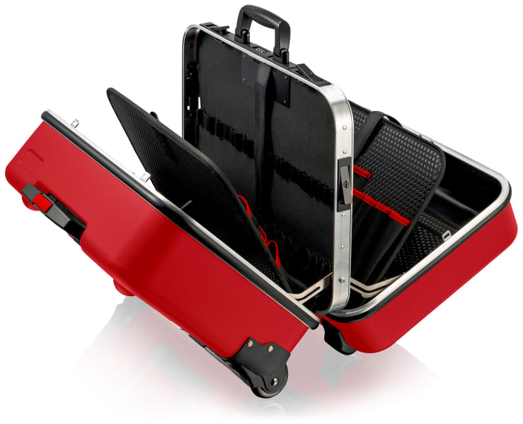 KNIPEX - Werkzeugkoffer ''BIG Twin Move RED'', leer