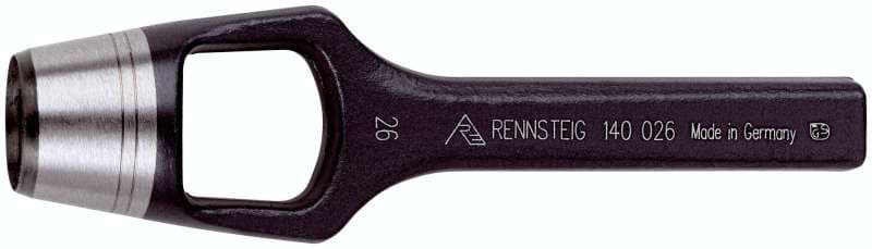RENNSTEIG - Henkellocheisen Ø16mm schwarz tauchlakiert Ø 16 mm