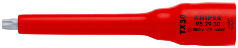 KNIPEX - Steckschlüsseleinsatz 3/8, VDE-isoliert, für TX30