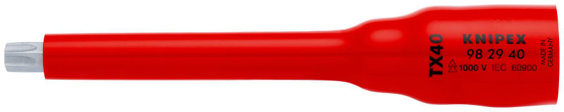 KNIPEX - Steckschlüsseleinsatz 3/8, VDE-isoliert, für TX40