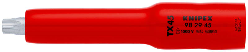 KNIPEX - Steckschlüsseleinsatz 3/8, VDE-isoliert, für TX45