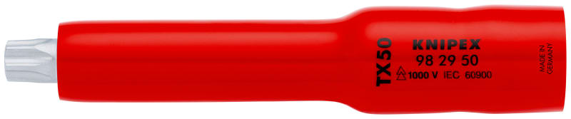 KNIPEX - Steckschlüsseleinsatz 3/8, VDE-isoliert, für TX50