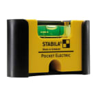 STABILA - Wasserwaage Pocket Electric, 7 cm, mit Gürtel-Clip