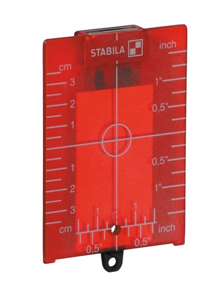 STABILA - Zielplatte ZP, rot