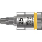 WERA - 8767 A TORX Zyklop Bitnuss mit 1/4''-Antrieb, TX 25 x 28 mm