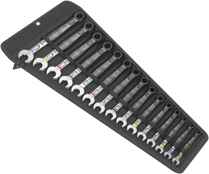 WERA - 6003 Joker 15 Set 1 Ringmaulschlüssel-Satz, 15-teilig