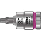WERA - 8767 A TORX Zyklop Bitnuss mit 1/4''-Antrieb, TX 20 x 28 mm