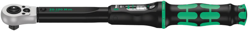 WERA - Click-Torque C 2 Push R/L  Drehmomentschlüssel rechts+link, 1/2'' x 20-100 Nm