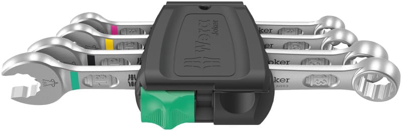 WERA - 6003 Joker 4 Set 1 Ringmaulschlüssel-Satz 4-teilig