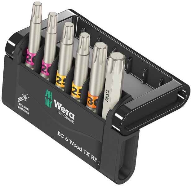 WERA - Bit-Check 6 Wood TX HF 1 6-teilig