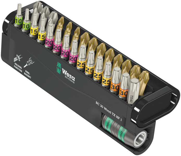 WERA - Bit-Check 30 Wood TX HF 1 30-teilig