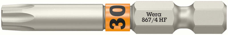 WERA - 867/4 TORX® HF Bits mit Haltefunktion TX 30 x 50 mm