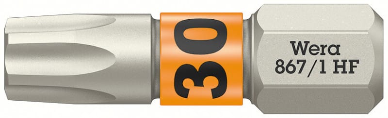 WERA - 867/1 TORX® HF Bits mit Haltefunktion TX 30 x 25 mm