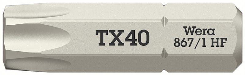 WERA - 867/1 TORX® HF Bits mit Haltefunktion TX 40 x 25 mm