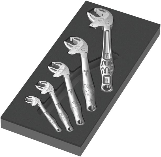 WERA - 9732 Schaumstoffeinlage 6004 Joker Set 1, 5-teilig