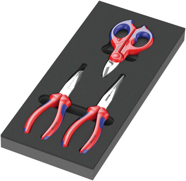 WERA - 9781 Schaumstoffeinlage KNIPEX Zangen Set 2, 3-teilig