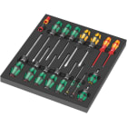 WERA - 9710 Schaumstoffeinlage Schraubendreher Set 1, 18-teilig