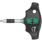 WERA - 411 A RA Quergriff-Adapterschraubendreher mit Ratschenfunktion, 1/4'', 1/4'' x 45 mm