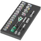 WERA - 9721 Schaumstoffeinlage 8000 B Zyklop Knarre 3/8'' Set 1, 23-teilig