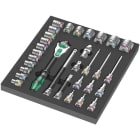 WERA - 9722 Schaumstoffeinlage 8000 C Zyklop 1/2'' Knarre Set 1, 31-teilig