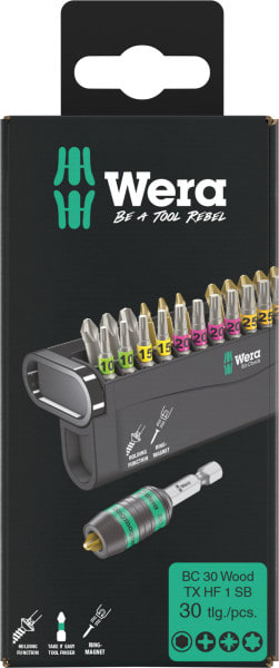 WERA - Bit-Check 30 Wood TX HF 1 SB