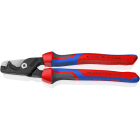 KNIPEX - StepCut XL Kabelscheren mit Stufenschnitt mit Comfort-Griffen brüniert 200 mm