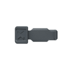 KNIPEX - ColorCode Clips anthrazit (10 Stück)  122 mm