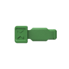 KNIPEX - ColorCode Clips grün (10 Stück)  122 mm