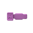 KNIPEX - ColorCode Clips violett (10 Stück)  122 mm