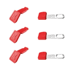 KNIPEX - TetheredTool Clips + ColorCode Clips rot, je 3 Stück 122 mm