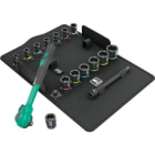 WERA - 8100 SB 12 Zyklop Comfort Knarrensatz Umschalthebel 3/8''-Antrieb metrisch 16-teilig 05005530001 SB