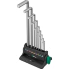 WERA - 950/9 Hex-Plus 8 Winkelschlüsselsatz metrisch gestellverchromt 10-teilig 05022102001 SB