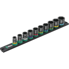 WERA - 9607 Nuss-Magnetleiste B Impaktor 1 10-teilig 05005451001 SB