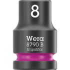 WERA - 8790 B Impaktor Steckschlüsseleinsatz mit 3/8''-Antrieb 8x30mm 05005500001 SB