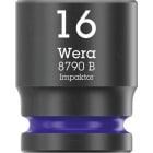 WERA - 8790 B Impaktor Steckschlüsseleinsatz mit 3/8''-Antrieb 16x30mm 05005507001 SB