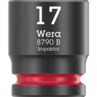 WERA - 8790 B Impaktor Steckschlüsseleinsatz mit 3/8''-Antrieb 17x30mm 05005508001 SB