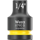 WERA - 8790 B Impaktor Steckschlüsseleinsatz mit 3/8''-Antrieb 1/4''x30mm 05005514001 SB