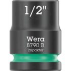 WERA - 8790 B Impaktor Steckschlüsseleinsatz mit 3/8''-Antrieb 1/2''x30mm 05005518001 SB