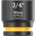 WERA - 8790 B Impaktor Steckschlüsseleinsatz mit 3/8''-Antrieb 3/4''x30mm 05005522001 SB