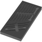 WERA - 9830 Schaumstoffeinlage 6000 Joker Set 1, ohne Werkzeug, 172 x 30 x 392 mm