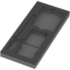 WERA - 9850 Schaumstoffeinlage Kraftform Kompakt und Tool-Check PLUS Set 1, ohne Werkzeug, 172 x 30 x 392 mm
