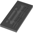 WERA - 9882 Schaumstoffeinlage Hammer Set 1, ohne Werkzeug, 172 x 30 x 392 mm