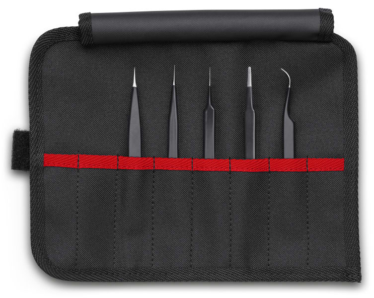 KNIPEX - KNIPEX Universalpinzetten-Set, ESD 5tlg