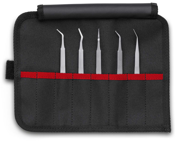 KNIPEX - KNIPEX SMD-Präzisionspinzetten-Set, 5tlg