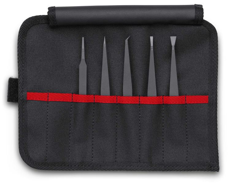 KNIPEX - KNIPEX Kunststoffpinzetten-Set, ESD 5tlg