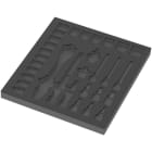 WERA - 9822 Schaumstoffeinlage 8000 C Zyklop Knarre 1/2'' Set 1, ohne Werkzeug, 344 x 30 x 392 mm