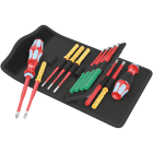 WERA - Kraftform Kompakt VDE Stainless 17 extra slim 1 Tool Finder, 17-teilig 05006631001 SB